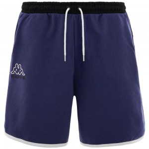 Men Kappa Logo Ele Shorts Blue | FH8306715