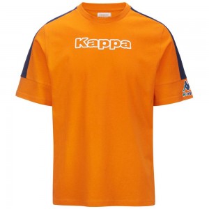 Men Kappa Logo Fagiom T-Shirt Orange | LC7034285