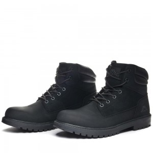 Men Kappa Logo Fillmore Md Boots Black | LM0745291