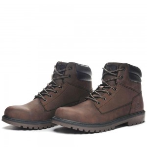 Men Kappa Logo Fillmore Md Boots Brown | MI2306958