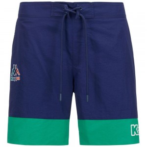 Men Kappa Logo Fuxom Swimwear Blue | PA9537412