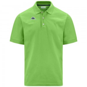 Men Kappa Logo Holiver Mss Polo Shirt Green | EC9564870