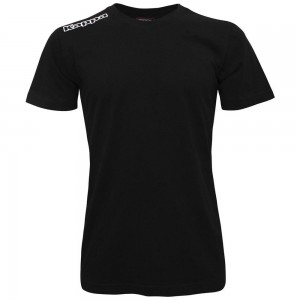 Men Kappa Logo Kafers T-Shirt Black | FC7056821