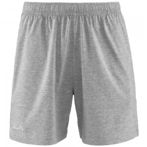 Men Kappa Logo Korpo Cabas Shorts Grey | NI2416790