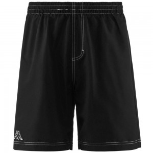 Men Kappa Logo Korpo Zolg Swimwear Black | ZK8427601