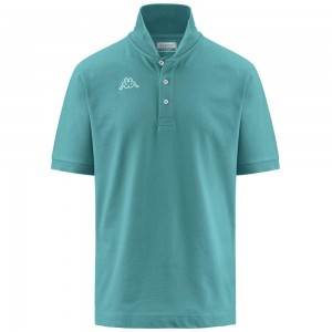 Men Kappa Logo Life Mss Polo Shirt Blue | ZC0321954