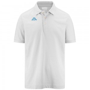 Men Kappa Logo Life Mss Polo Shirt White | JB4679580