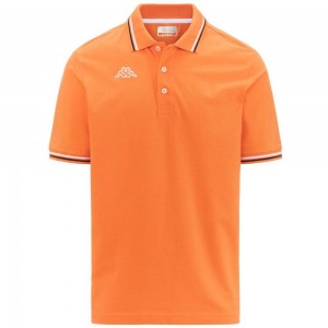 Men Kappa Logo Maltax 5 Mss Polo Shirt Orange | RS2107584