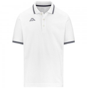 Men Kappa Logo Maltax 5 Mss Polo Shirt White | BT2514896