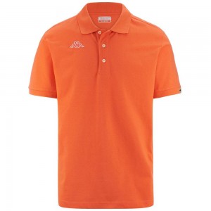 Men Kappa Logo Maltaxita Mss Polo Shirt Orange | BA9641528