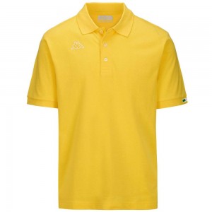 Men Kappa Logo Maltaxita Mss Polo Shirt Yellow | LH0124579