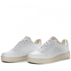 Men Kappa Logo Maserta Sneakers White | JB2089165