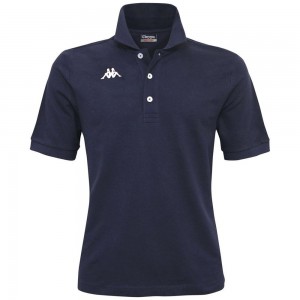 Men Kappa Logo Sharas Mss Polo Shirt Navy | VQ6201795