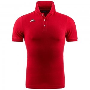 Men Kappa Logo Sharas Mss Polo Shirt Red | VM3109748