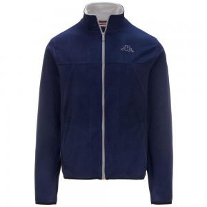 Men Kappa Logo Vaurion Slim Jacket Navy | PT5867421