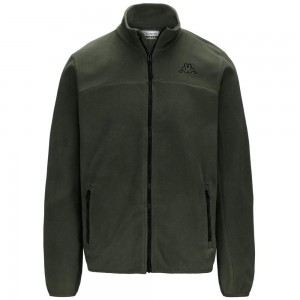 Men Kappa Logo Wind Jacket Green | IW6019437