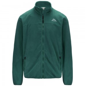 Men Kappa Logo Wind Jacket Green | NV6394821