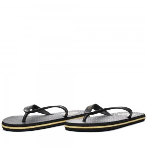 Men Kappa Meiago 1 Spezia Calcio Flip Flops Black | YM6873145