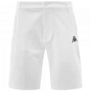 Men Kappa Sillim Shorts White | MG0358497