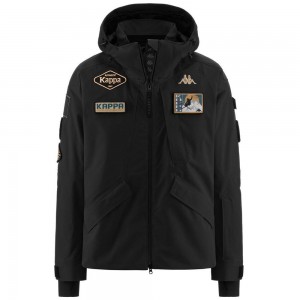 Men Kappa Tier Zero Geizo Jacket Black | LE5278361