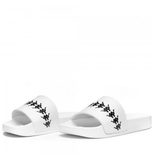 Women Kappa 222 Banda Adam 4 Flip Flops White | UB1702689