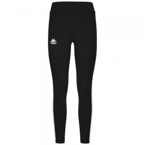 Women Kappa 222 Banda Aneno 2 Pants Black | JQ6534870