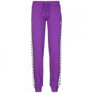 Women Kappa 222 Banda Barnu Pants Purple | NJ7032461