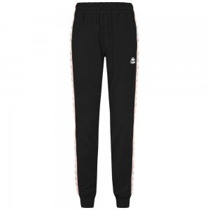 Women Kappa 222 Banda Barnuo 2 Pants Black | NW8349752