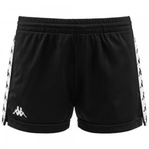 Women Kappa 222 Banda Ladytread Shorts Black | VP0185924