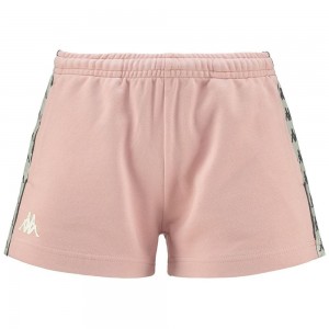 Women Kappa 222 Banda Tready Shorts Pink | AH1083467