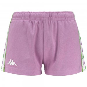 Women Kappa 222 Banda Treadyi Shorts Pink | YA6329507