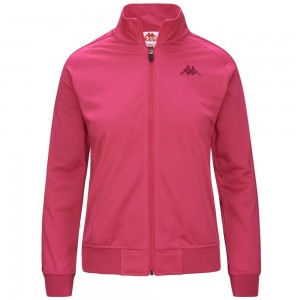 Women Kappa 222 Banda Wanniston Slim Jacket Pink | VM4039782