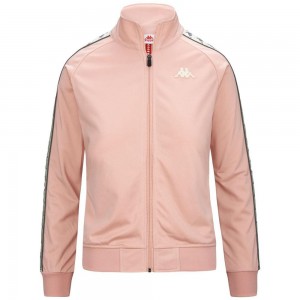 Women Kappa 222 Banda Wanniston Slim Jacket Pink | ND7024519