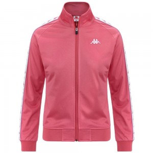 Women Kappa 222 Banda Wannistoni Slim Jacket Pink | NJ0635982