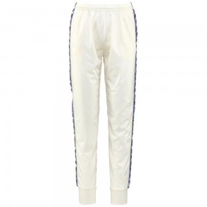 Women Kappa 222 Banda Wrastoria Graphiktape Pants White | UX9145320