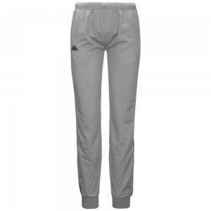 Women Kappa 222 Banda Wrastoria Slim Pants Grey | IK2583617