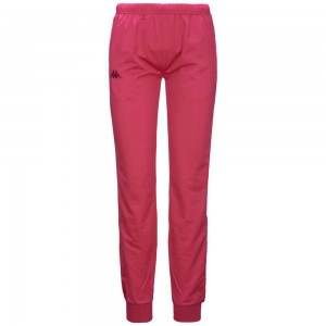 Women Kappa 222 Banda Wrastoria Slim Pants Pink | AX4831076