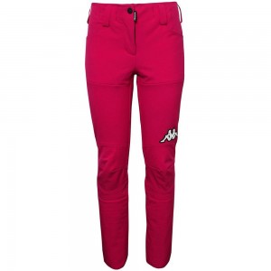 Women Kappa 4 Cento 407 Cold Buster 3.0 Pants Red | QV1820947