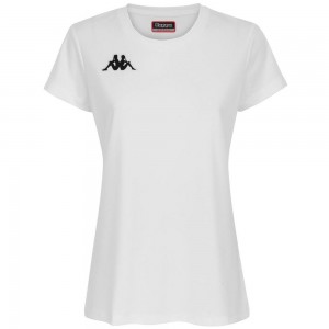 Women Kappa 4 Soccer Roviga Jersey White | NI8026579