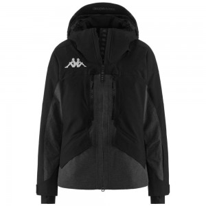 Women Kappa 6 Cento 604fw Jacket Black | NA2310685