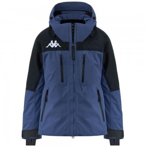 Women Kappa 6 Cento 612p Jacket Navy | SG8970156