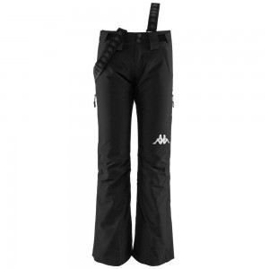 Women Kappa 6 Cento 634 Pants Black | QF8394710