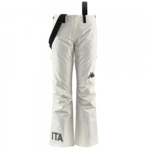 Women Kappa 6 Cento 665 Ita Pants White | AX3061847