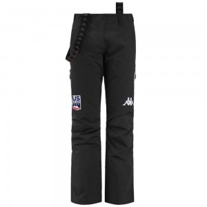 Women Kappa 6 Cento 665g Us Pants Black | JM3607485