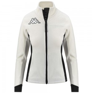 Women Kappa 6 Cento 688 Jacket White | XD0173698