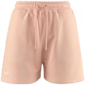 Women Kappa Authentic Gabriellax Shorts Pink | UE6405921