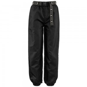 Women Kappa Authentic Jpn Verakido Pants Black | YN9056482