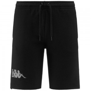 Women Kappa Authentic Pakys Shorts Black | JR2134058