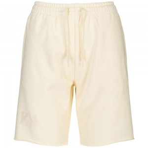 Women Kappa Authentic Pakys Shorts White | SK2761038