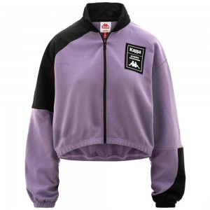 Women Kappa Authentic Tech Vijany Jacket Purple | LY4096317